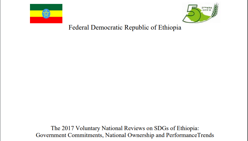 The 2017 Voluntary National Reviews on SDGs of Ethiopia
