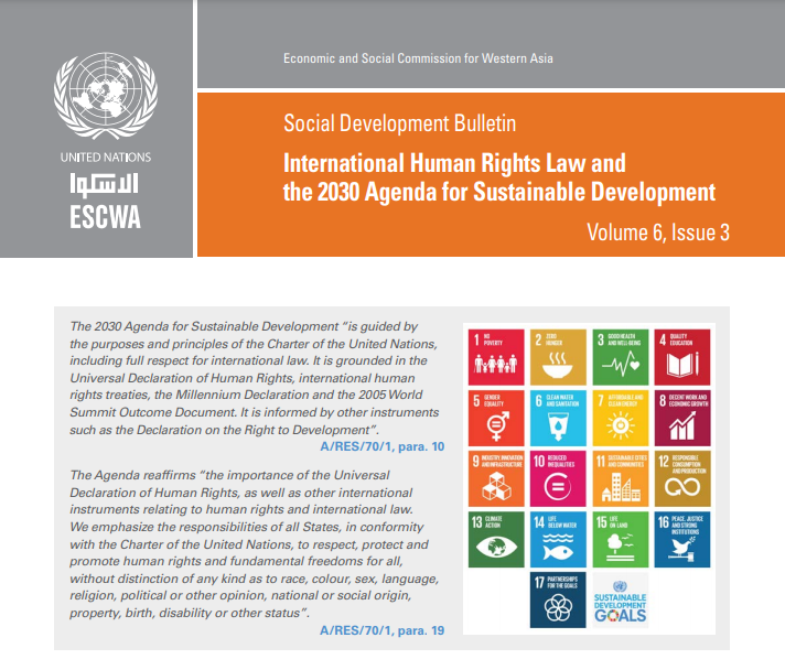 International Human Rights Law and the 2030 Agenda for Sustainable Development