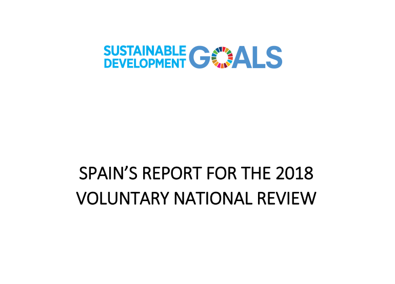 Spain's Report for the 2018 Voluntary National Review