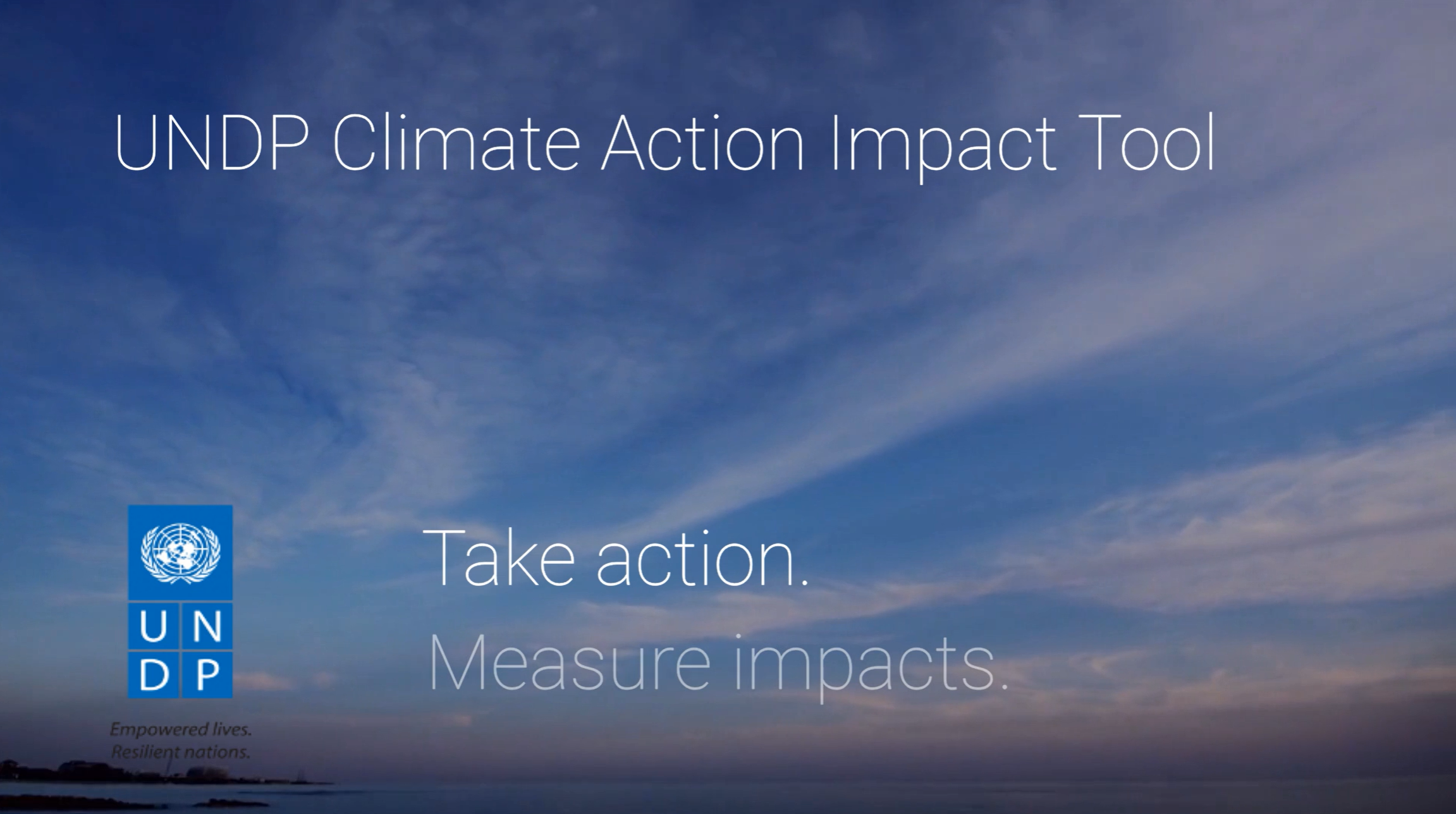 UNDP Climate Action Impact Tool