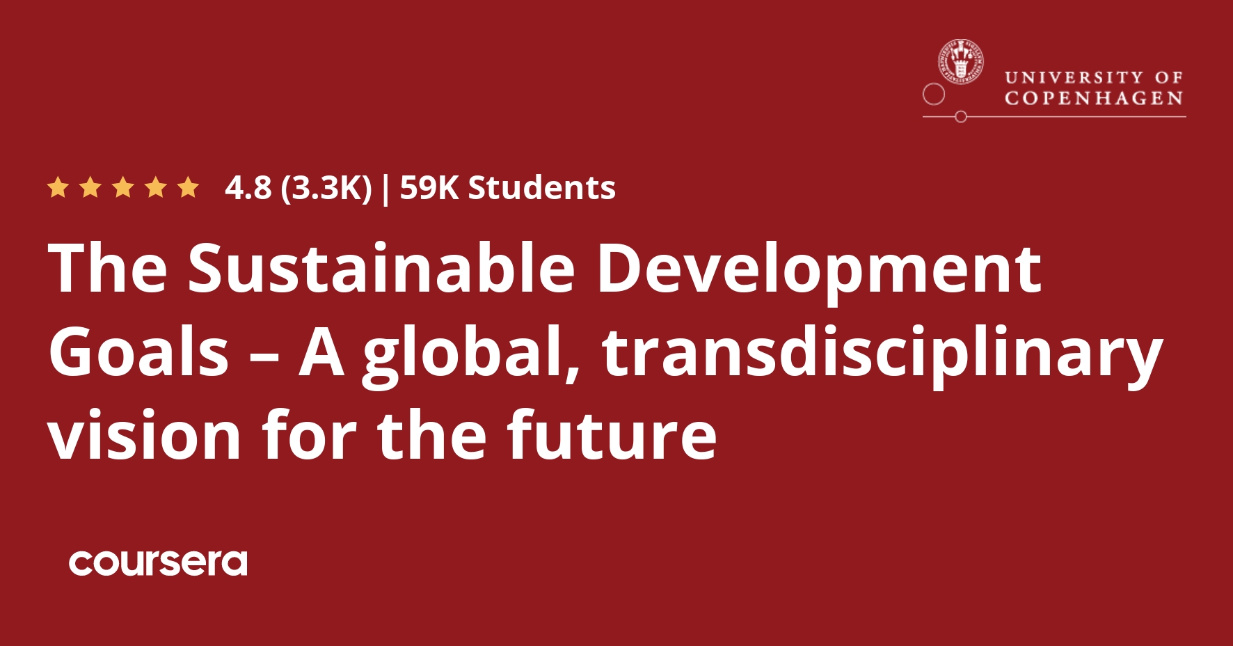 The Sustainable Development Goals – A global, transdisciplinary vision for the future