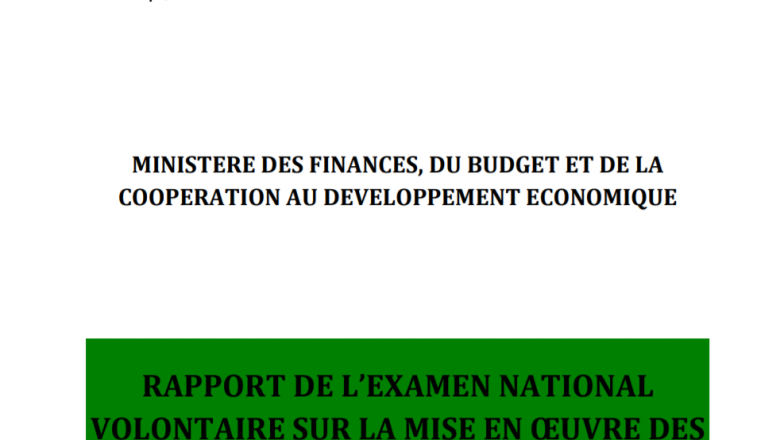 Burundi's Voluntary National Review, 2020 (in French)
