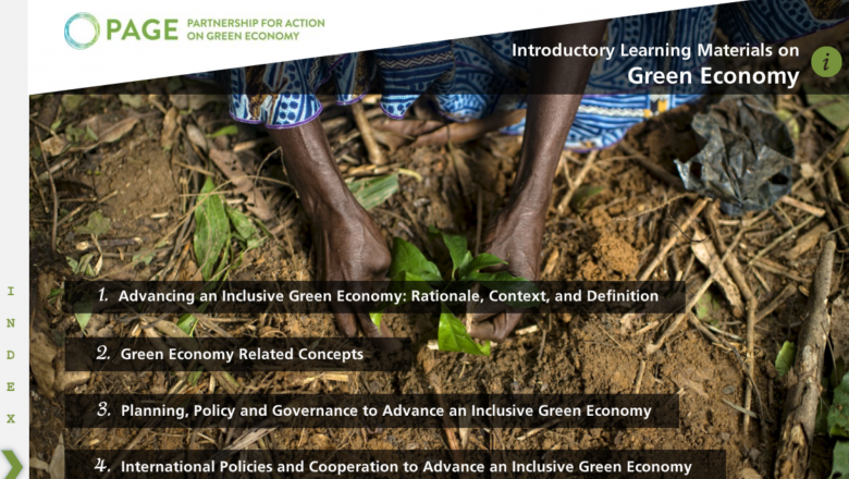 Introductory Learning Materials on Green Economy